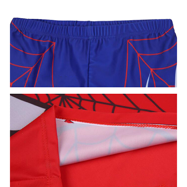 Spider-Man uimapuku pojille, kaksiosainen toppi ja shortsit Blue XL