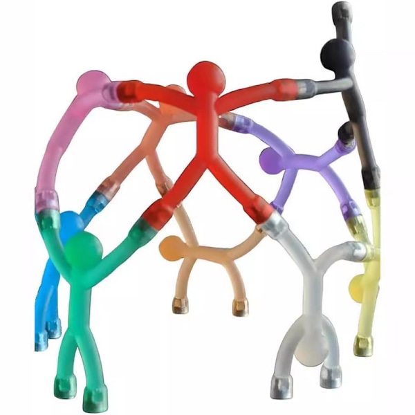 Magnetiska Fidget Leksaker, Magnetiska Män Barnleksaker 10-pack Style 2