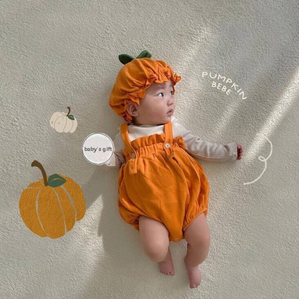 Halloween Baby Pumpkin Sling Body med hatt 90CM