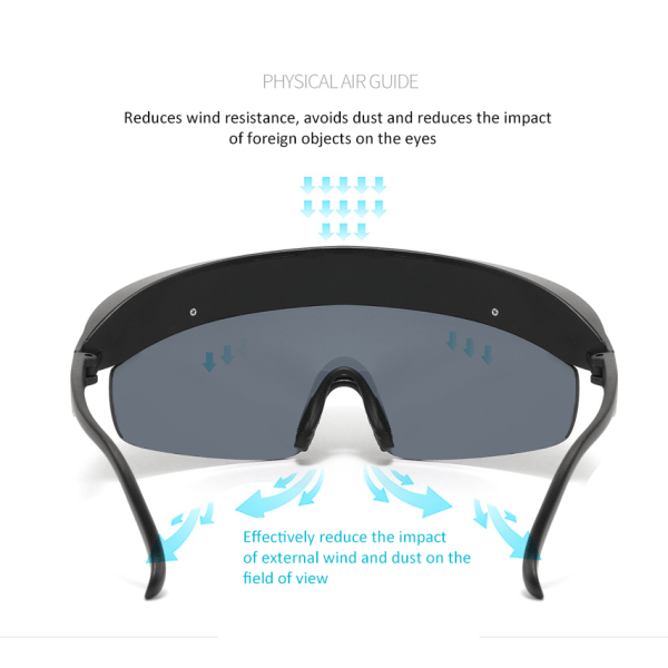 UV-skydd Cykelsolglasögon med hattkant Style 1