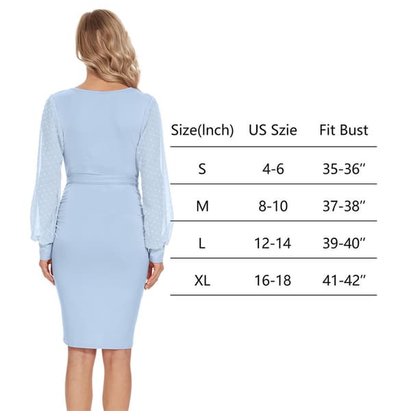 Blommig mesh biskopslångärmad graviditetsmidiklänning, höst graviditetsbodyconklänning Pink L