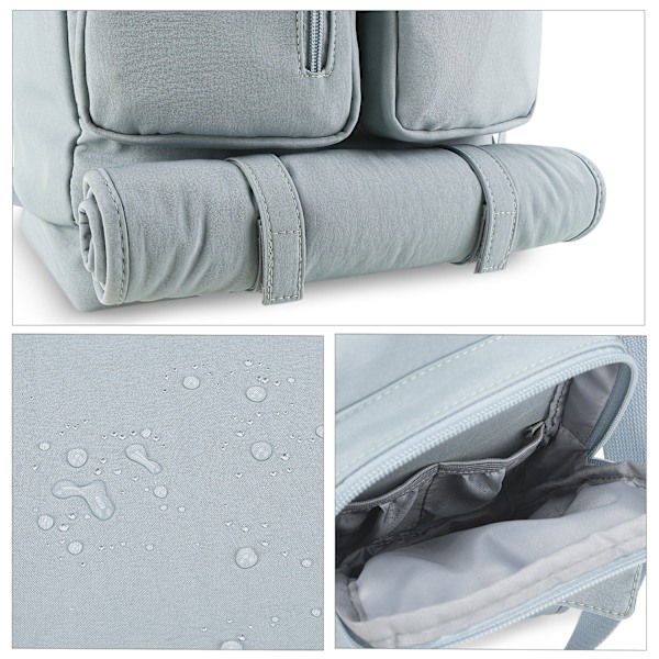 Blöjväsktote Nappy Changing Bags Multifunktionell Resa Camping Picknick Tote Bag Blue