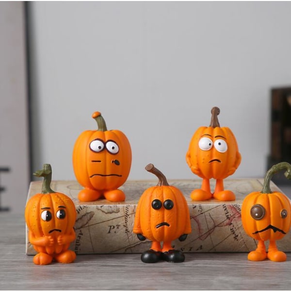 Halloween-kurpitsa Resin-käsityöt Koti-koristeluun 5*5*9CM