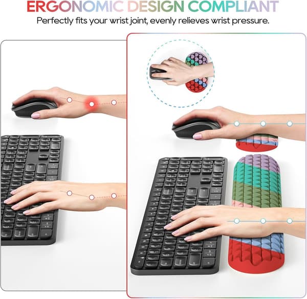 Håndledsstøtte til Computer Tastatur, Ergonomisk Mus Håndledsstøtte
