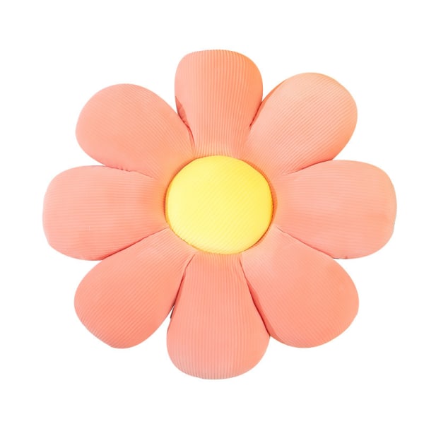 Liten Daisy Petal Pattern Golvkudde Pink 55*55cm