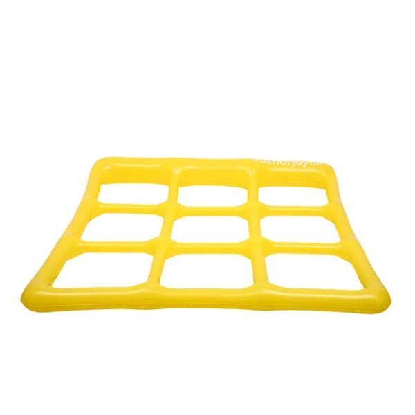 Poolleksaker Spelset - Tic-Tac-Toe Uppblåsbar Poolleksak med 10 Bollar yellow