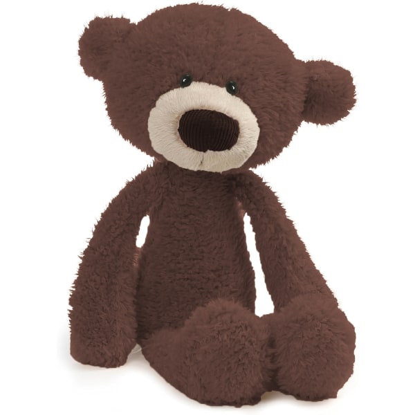 Fuzzy Teddy Bear, Premium Fyldt Dyr Dark brown