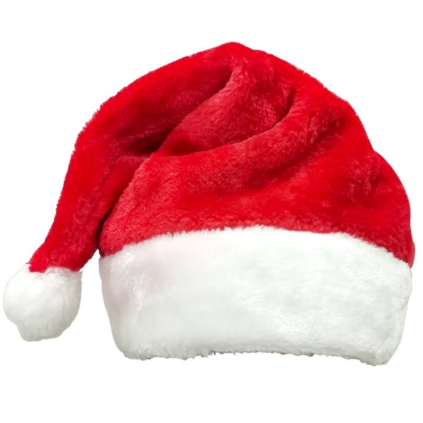 Röd julhatt för julfest för vuxna style3