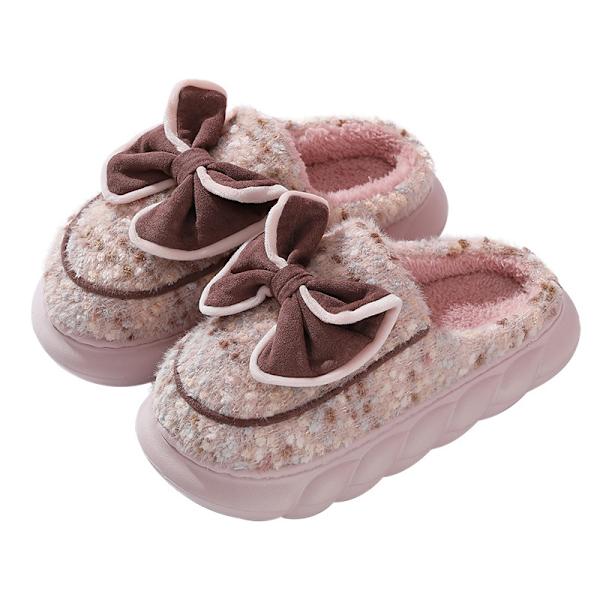 Mysiga Memory Foam Tofflor för kvinnor pink 40-41