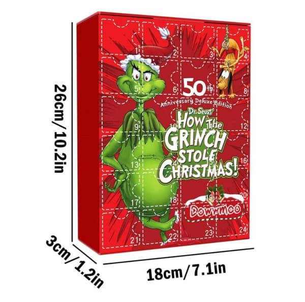 Julkalender, nedräkningskalender Julpynt Present Style1