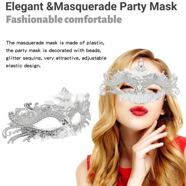 Maskerad silvermask