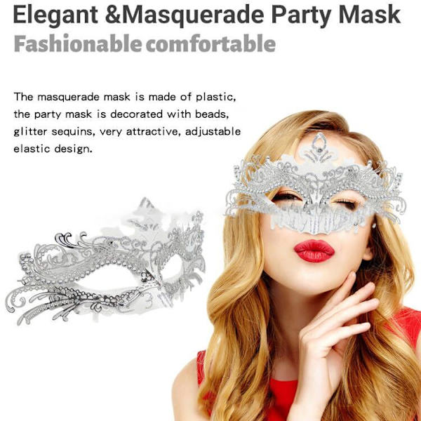 Maskerad silvermask