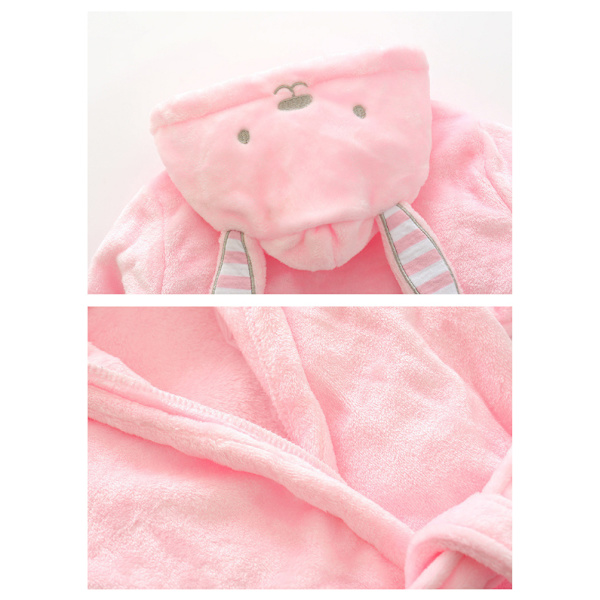 Barns Morgonrock Flickor Hoodie Robes Toddler Sovkläder 110