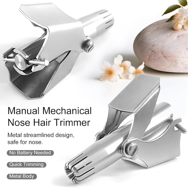 Næsehårs Trimmer til Mænd, Manuel Næsehårs Trimmer
