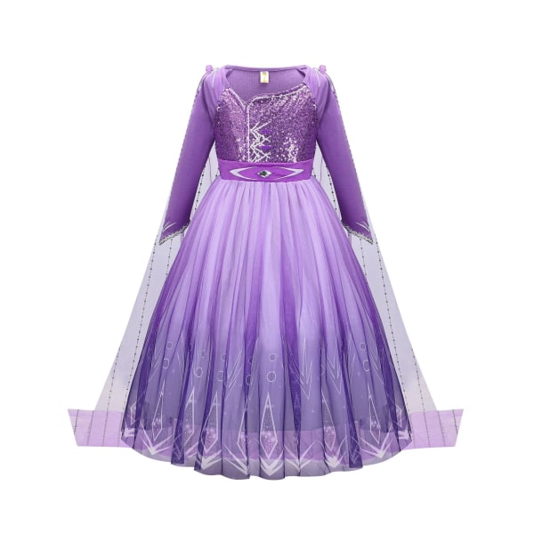 Princess Dress for Girls Dress Up för Carnival Cosplay kostym 150cm