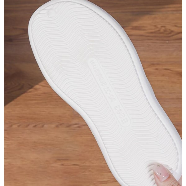 Dames Bow Pillow Flip Flops, Super Bløde Anti-Skrid Sikkerhedssandaler white 40-41