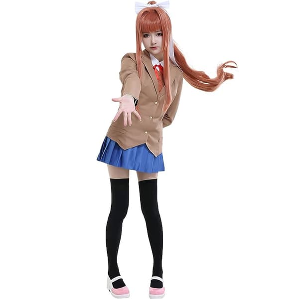 Anime Skoleuniform Cosplay Kostyme for Kvinner 2XL