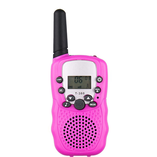 3 km lång räckvidd Walky Talky för barn Pink