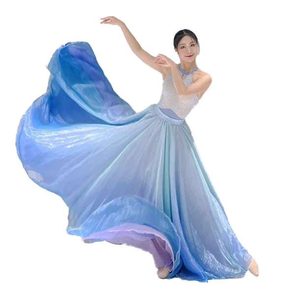 Kvinders Ballet Skørter Chiffon Ballet Kjole Tulle Skørt Dansekostumer Voksen M