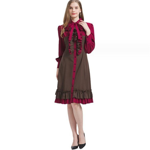 Halloween- ja Karnevaaliasu Naiselle Red 2XL