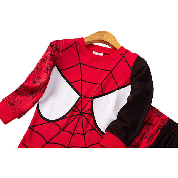 Drengenes Langærmede Spiderman Pyjamas Sæt Q1 120cm