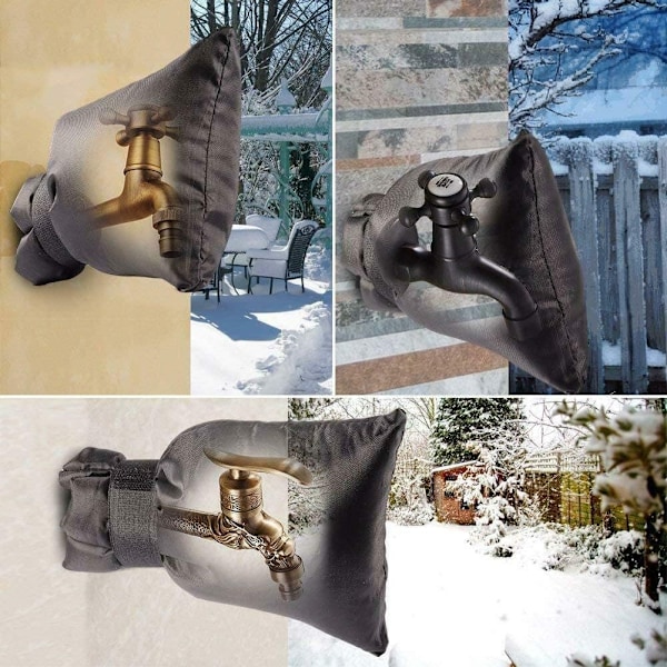2 st. Utomhuskranöverdrag för vinterfrostskydd Black