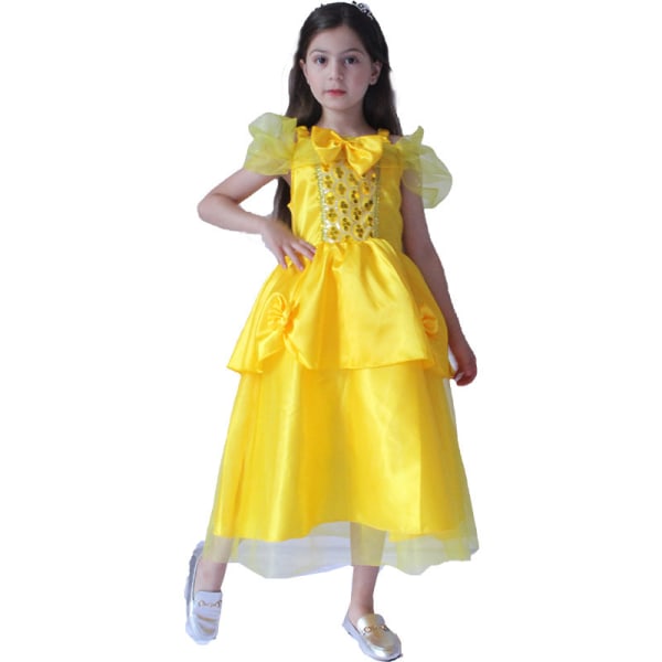 Piges Prinsessekjole Cosplay Halloween Kostume 120