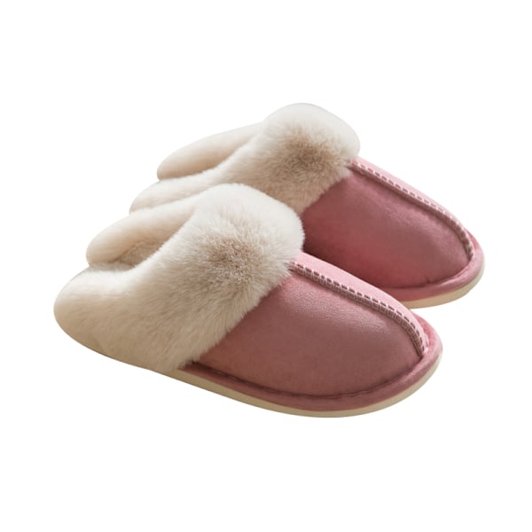 Damtofflor Memory Foam Fluffy Tofflor pink 7.5