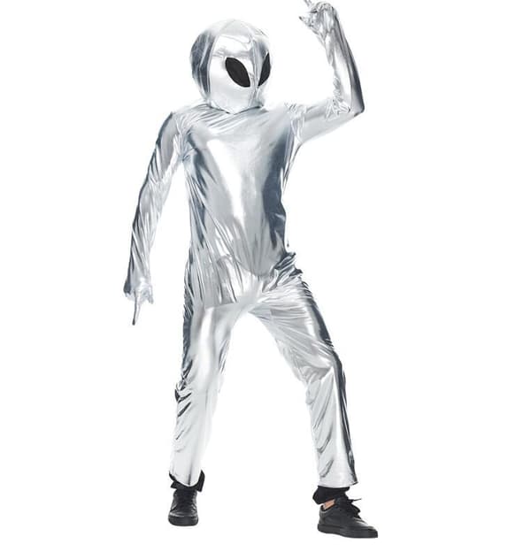 Mænds Astronaut Spaceman Kostume Rumfest M