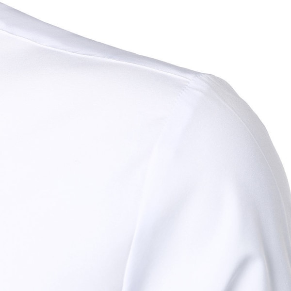Franska manschettskjortor för män White S