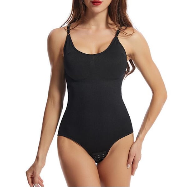 Body Shapewear för kvinnor Tummy Control Jumpsuit black M