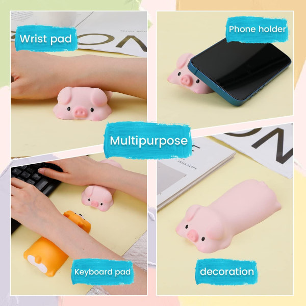 Handledsstöd för mus Söt Mini Cat Mouse handled Pigs