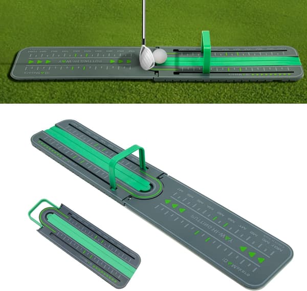 Golf Precision Distance Putting Drill, Putting Gate Practice Tool