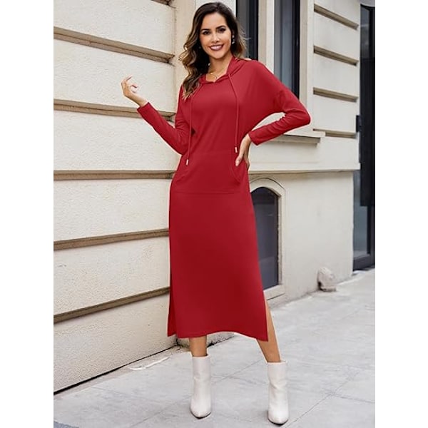 Naisten Hupparimekko Taskuilla Red M