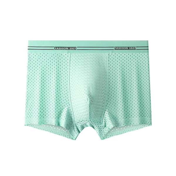Herr Ice Silk Boxer Mesh Brief Andas Kyl Underkläder Green 2XL