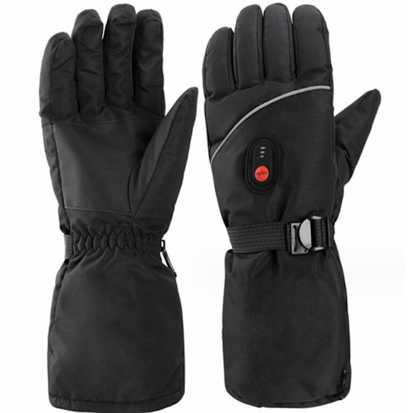 Touchscreen Elektrisk Opvarmede Handsker Damehandsker Black