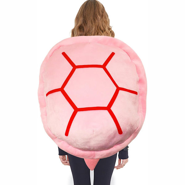Bärbar sköldpadds skal kudde sköldpadda skal plyschdjur sköldpadda plysch kuddleksak Pink 60cm