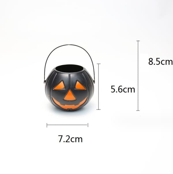 12 st Pumpa-Väska Godispåsar för Barn Halloween Dekorationer Orange