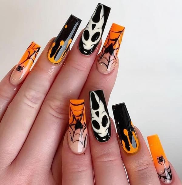 24 stk. Halloween Spindelvævsrustningstykker 24PCS