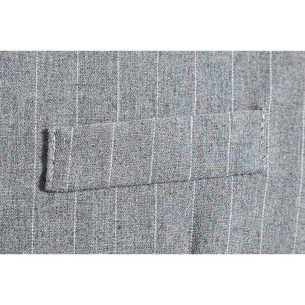 Herrkostym väst slim fit väst affärsväst för kostym smoking grey M