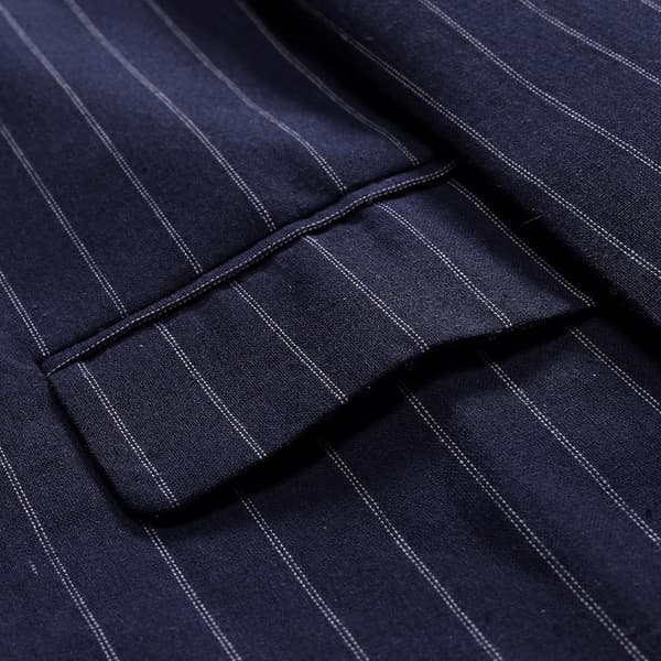 Kavaj för män, ledig kostym, rutig jacka Navy Blue L