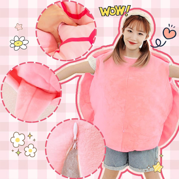 Bärbar sköldpadds skal kudde sköldpadda skal plyschdjur sköldpadda plysch kuddleksak Pink 60cm
