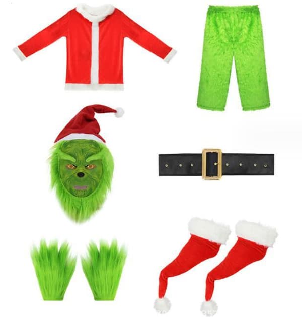 Halloween Grön Monster Kostym XL