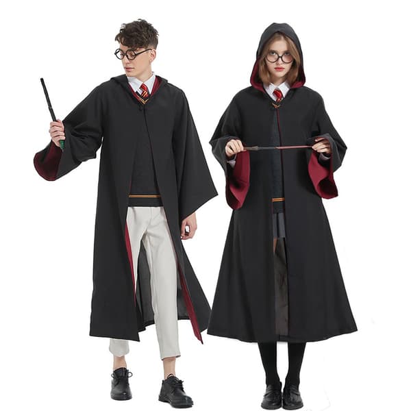 Harry Potter Kappe, Trylleverden Hogwarts Hustema Kappe Red XL