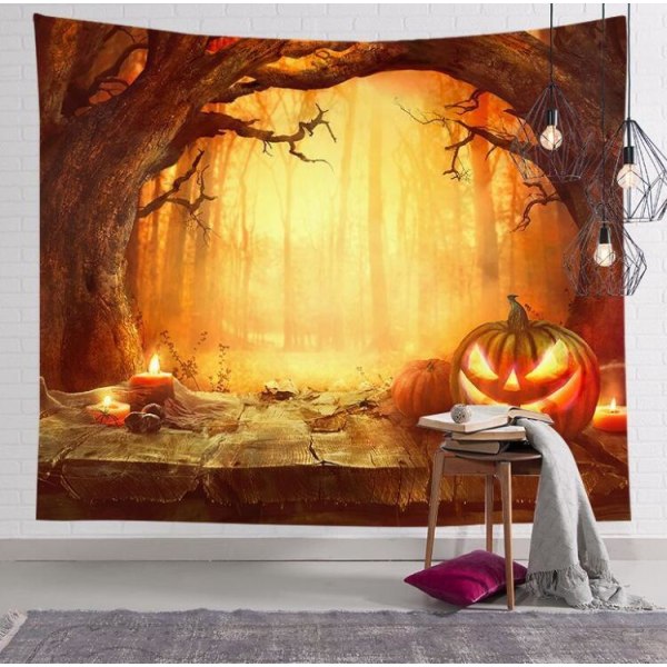 Gyser Halloween-Vægbeklædning Halloween Party Dekorationer Style4 95*73CM