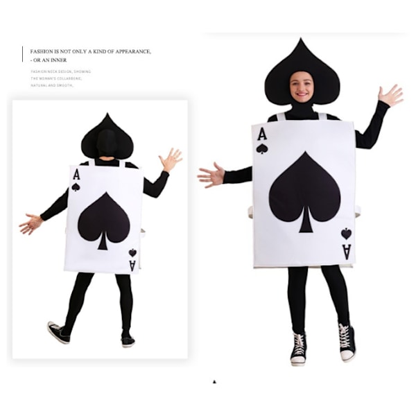 Ässäristikkojakosipuvun Halloween-asu, 2 osaa