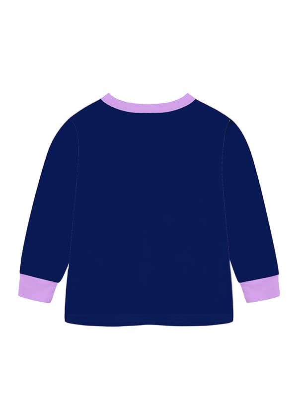 Demon Slayer Pyjamas Set för Barn Långärmad Tröja och Byxor Sovkläder purple 120CM