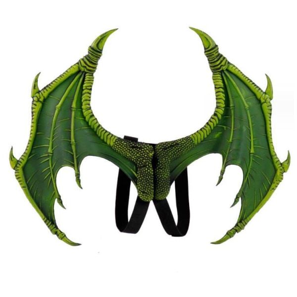 Halloween Carnival Kostym Demon Cosplay Dragon Wings Green