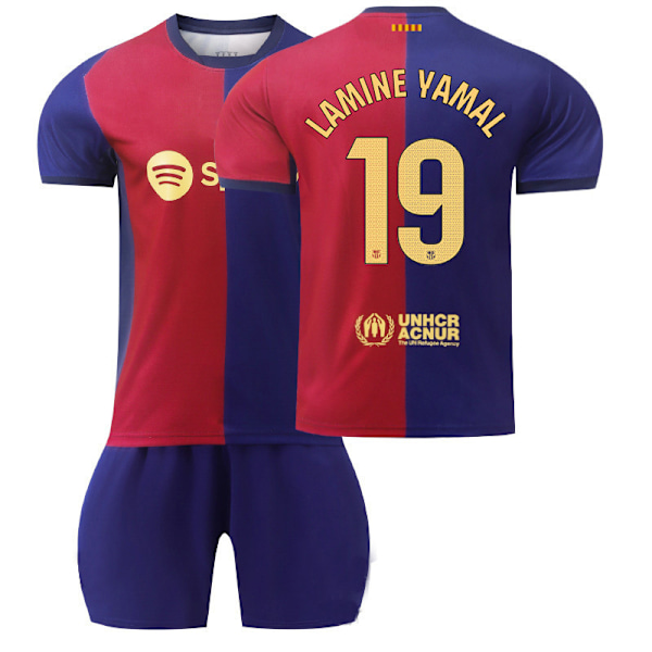 Lamine Yamal #19 Hjemmefodboldtrøje 2024/25 #19 3XL