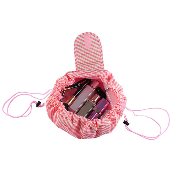 Lazy Drawstring Stor Lomme Kosmetikkveske For Reiser Black